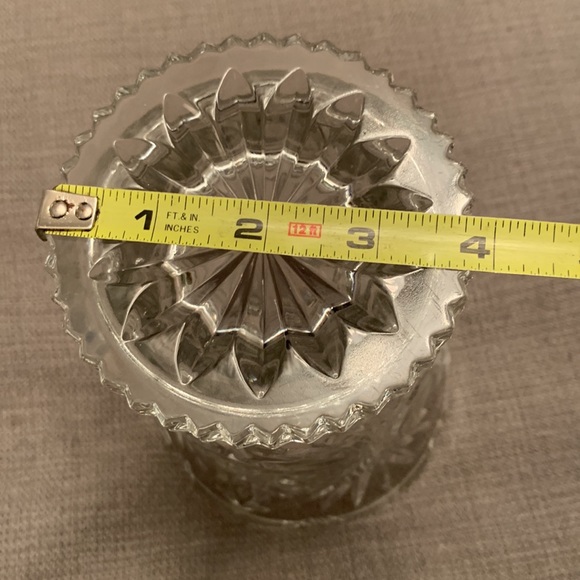 Large Vintage Cut Glass Vase - Picture 8 of 10